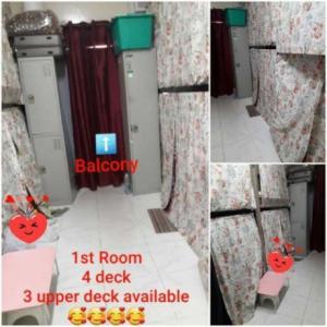 Bed space available in flats for rent in satwa for kabayan only. Christmas offer Rent Free till 31st