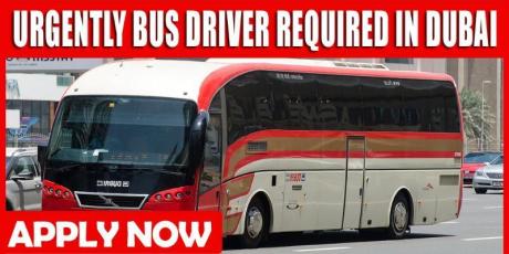 URGENTLY BUS DRIVER REQUIRED IN DUBAI