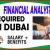 Financial Analyst Required in Dubai