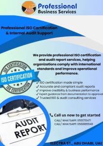 PROFESSIONAL ISO CERTIFICATION & INTERNAL AUDIT SUPPORT