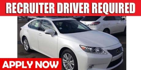 RECRUITER DRIVER REQUIRED