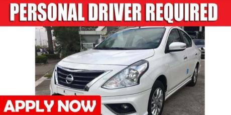 PERSONAL DRIVER REQUIRED