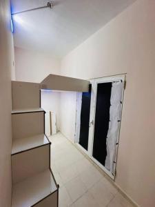 Spacious loft partition with window