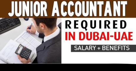 Junior Accountant Required in Dubai