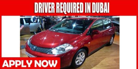 DRIVER REQUIRED IN DUBAI