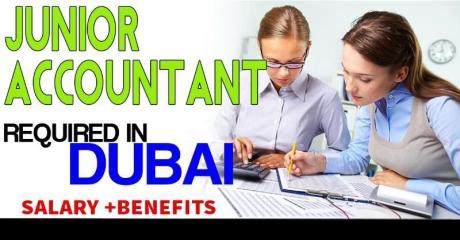 Junior Accountant Required in Dubai