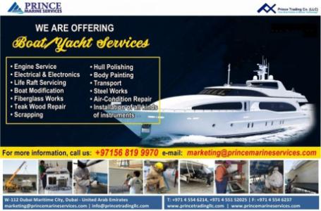 MARINE PRODUCTS AND SERVICES IN DUBAI