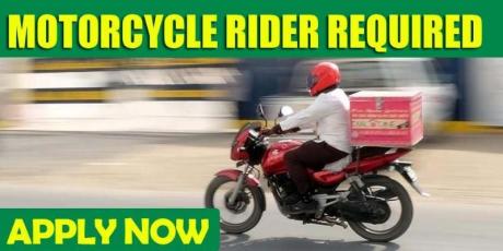 MOTORCYCLE RIDER REQUIRED