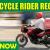 MOTORCYCLE RIDER REQUIRED
