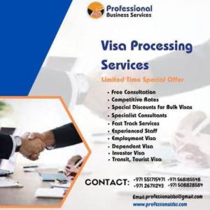 WE PROVIDE ALL KINDS OF VISA SERVICES. CONTACT US!