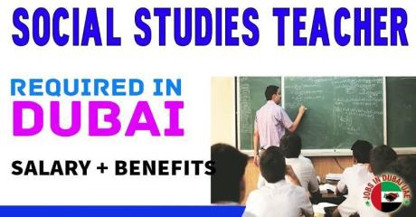 Social Studies Teacher Required in Dubai