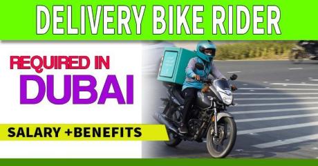 Delivery Bike Rider Required in Dubai