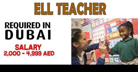 ELL Teacher Required in Dubai