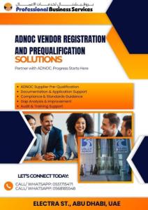expert ADNOC registration and prequalification support
