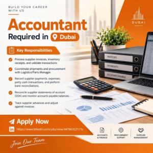 Accountant Required in Dubai