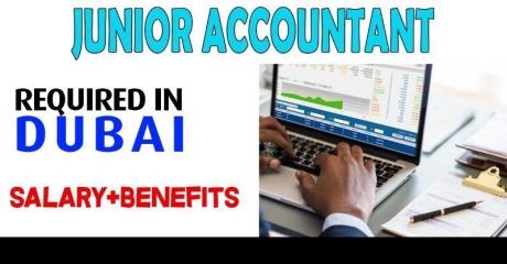 Junior Accountant Required in Dubai -