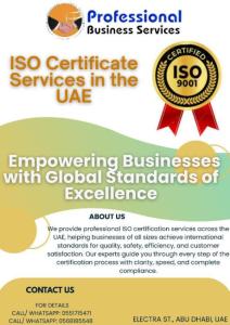 ISO CERTIFICATE SERVICES IN THE UAE
