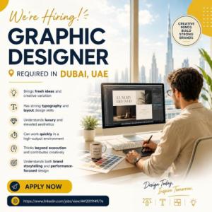 Graphic Designer Required in Dubai