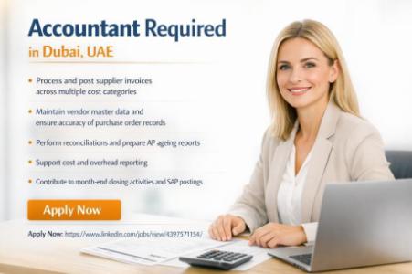 Accountant Required in Dubai