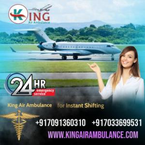 Take High Level and Trusted Air Ambulance in Varanasi by King