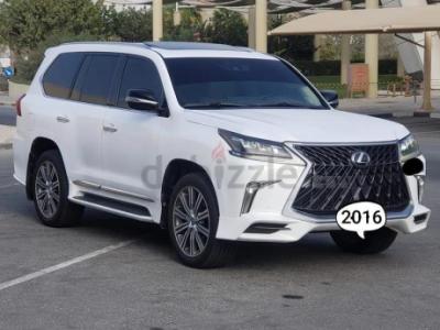 Lexus LX570 GCC 2016 Full service alfutaim , Original Paint