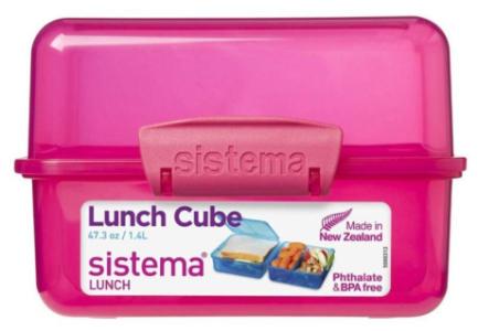 Sistema 1.4L Lunch Box Available in Pink Colour at HOMESMITHS
