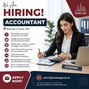 Accountant Required in Dubai