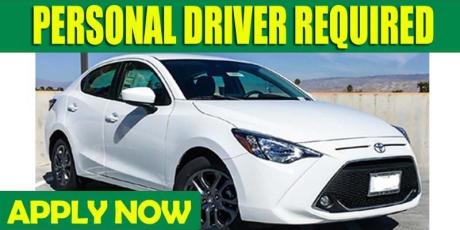 PERSONAL DRIVER REQUIRED