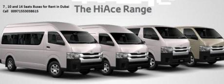 Van on Rent with Drivers Dubai