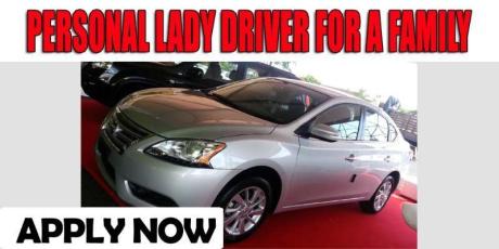 PERSONAL LADY DRIVER FOR A FAMILY