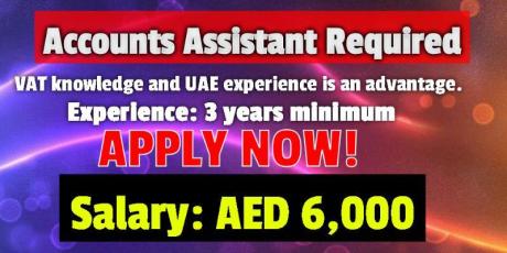 Accounts Assistant Required