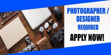 PHOTOGRAPHER DESIGNER REQUIRED IN DUBAI