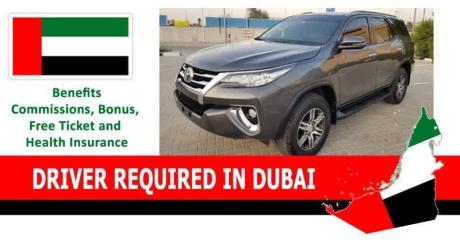 DRIVER REQUIRED IN DUBAI