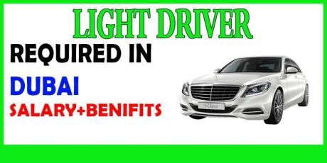 Light Driver Required in Dubai