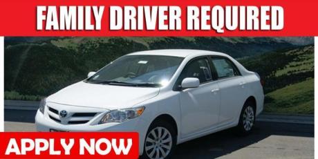 FAMILY DRIVER REQUIRED
