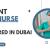 Urgent Nurse Required in Dubai