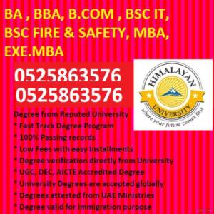 BA,BBA,BCOM,MBA, Degree classes in abudhabi , uae 0525863576 ***
