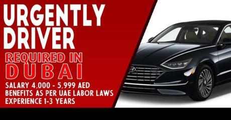 Urgently Driver Required in Dubai
