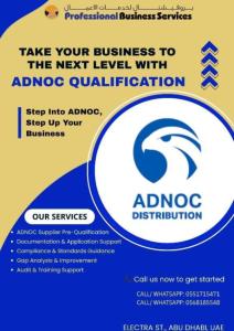 TAKE YOUR BUSINESS TO THE NEXT LEVEL WITH ADNOC QUALIFICATION