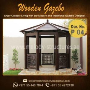 Wooden Gazebo Suppliers in Dubai | Arabian Gazebo | Octagonal Gazebo in UAE