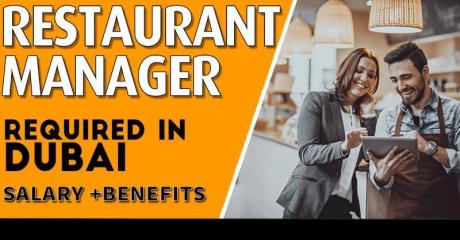 Restaurant Manager Required in Dubai