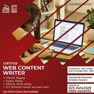 Become a Certified content writer