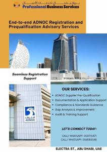 Get your business ready for ADNOC projects with our expert support