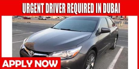 URGENT DRIVER REQUIRED IN DUBAI