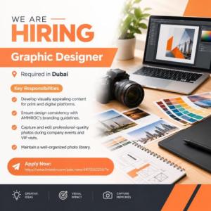 Graphic Designer Required in Dubai