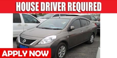 HOUSE DRIVER REQUIRED