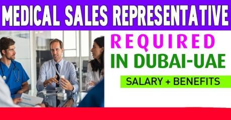 Medical Sales Representative Required in Dubai