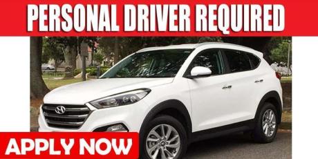 PERSONAL DRIVER REQUIRED
