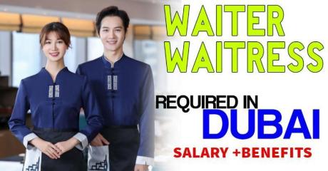 Waiter/Waitress Required in Dubai