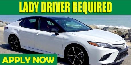 LADY DRIVER REQUIRED